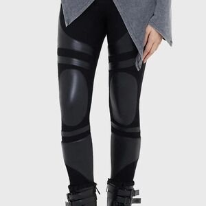 Killstar Voidclash trouser leggings size large goth grunge